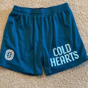 Overtime Cold Hearts Basketball shorts ~ Men’s Medium